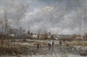 Eisvergnugen. by Adolf Stademann