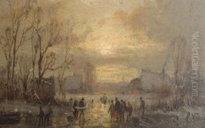 Winter Landscape With Figures