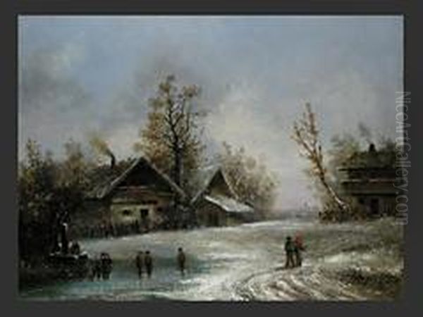 Kinder Bei Eislaufen - view 1