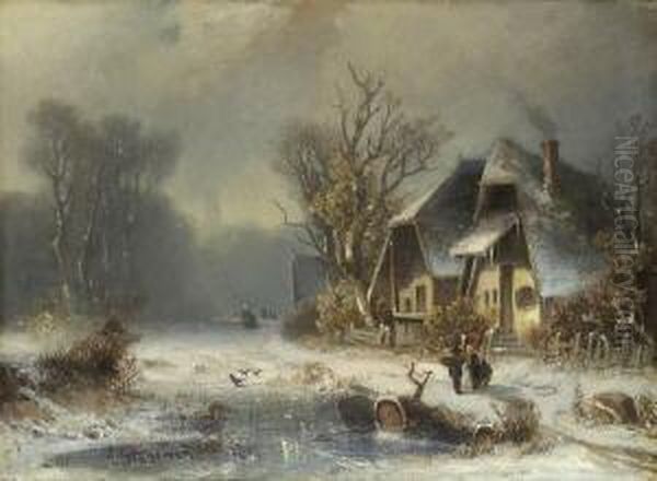 Winterliche
Dorflandschaft. - view 1