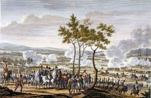 The Battle of Abensberg, 20 April 1809, engraved by Edme Bovinet 1767-1832 by Jacques Francois Joseph Swebach