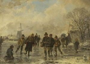 Eisvergnugen. by Adolf Stademann