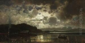 Mondnacht Am Starnberger
See. by Adolf Stademann