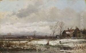 Spatwinterliche
Vorgebirgslandschaft by Adolf Stademann
