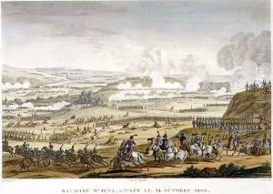 The Battle of Jena, 14 October 1806, engraved by Edme Bovinet 1767-1832 The Battle of Jena, 14 October 1806, engraved by Edme Bovinet 1767-1832