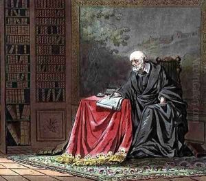 The Chancellor, Michel de lHopital c.1503-73 Composes the Edict of Romorantin, engraved by Jean Baptiste Morret fl. 1790-1820 1789