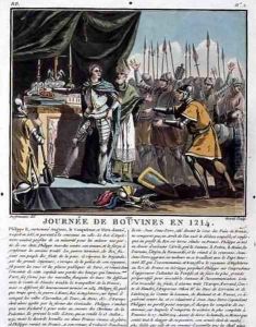 The Historic Day of Bouvines in 1214, engraved by Jean Baptiste Morret fl. 1790-1820, 1790 by Jacques Francois Joseph Swebach