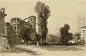 Porta Nigra, Trier, Germany by William Clarkson Stanfield