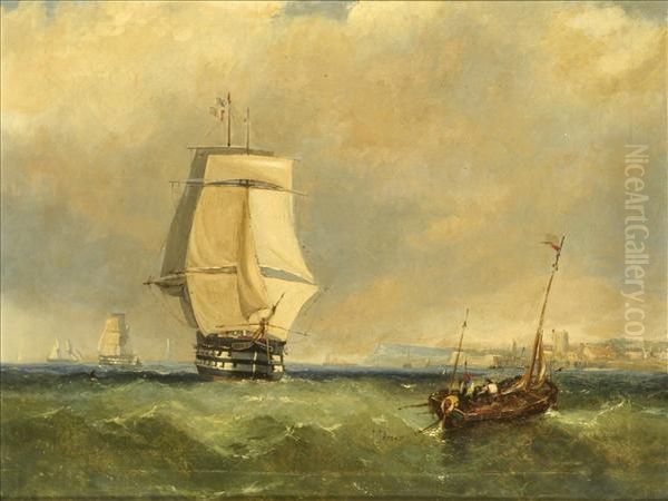 Shipping Off The Coast - view 1