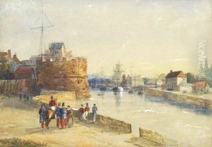 View In Le Havre by William Clarkson Stanfield