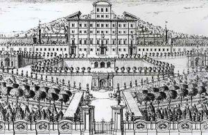 View of the Villa Aldobrandini from the garden by Alessandro Spechi