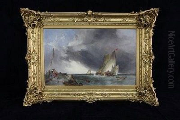 Seascape With Fishing Boats - view 1