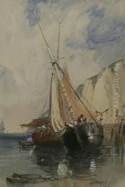 British Shipping Off The Coast - view 1