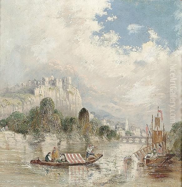 The Ferry, A Town In The Distance - view 1