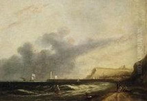 "paesaggio Marino Con Pescatori" 1843 "paesaggio Marino Con Pescatori" 1843