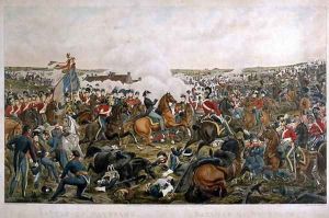 Battle of Waterloo, 1815, engraved by J.A. Cook, 1816 by Sauerweld, A.