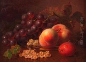 Still Life Study Of Peaches, Grapes And Whitecurrants Still Life Study Of Peaches, Grapes And Whitecurrants