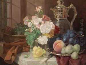 Still Life With Fruit And Flowers Still Life With Fruit And Flowers