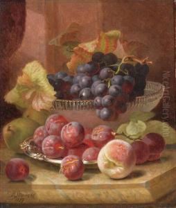 A Still Life With Plums by Eloise Harriet Stannard