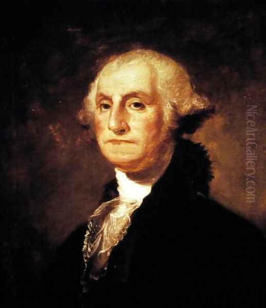 Portrait of George Washington, copy after Gilbert Stuart 1755-1828 1855 - view 1