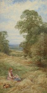 Gathering Sticks by Henry John Sylvester Stannard