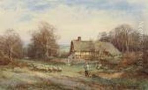 Feeding The Chickens; And A Bedfordshire Cottage