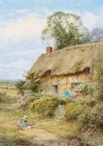 Sunny Moments Near Welford On Avon by Henry John Sylvester Stannard