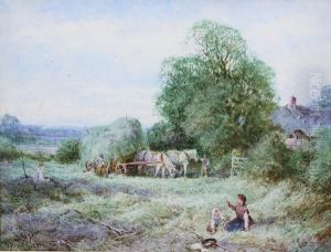 Harvest Time by Henry John Sylvester Stannard