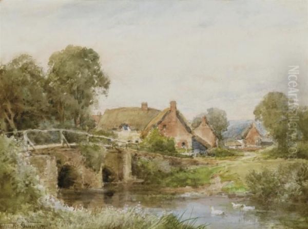 A Bedfordshire Village; And Eashing Bridge, Surrey - view 1