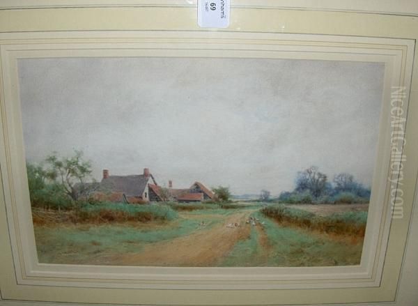 A Country Inn, Signed, Watercolour - view 1