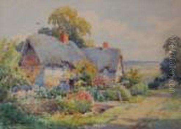 Thatched Cottages In Summer - view 1