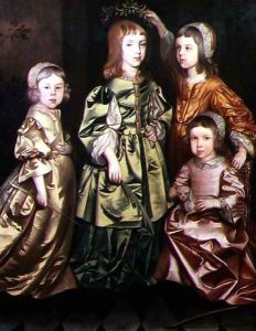 Group portrait of four children, c.1650