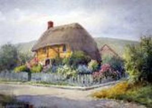 'a Saxon Cottage' Signed 10.5 X 15in 'a Saxon Cottage' Signed 10.5 X 15in