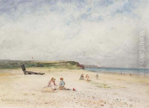 Children On The Beach - view 1