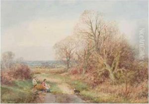 A Lane Near Flitwick, Bedfordshire by Henry John Sylvester Stannard