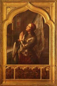 Joan of Arc In Prayer by Hermann Anton Stilke
