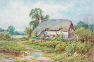 The Duck Pond by Henry John Sylvester Stannard