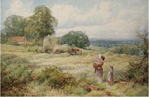 Haymaking by Henry John Sylvester Stannard