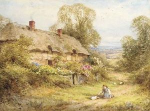 The Little Stranger Near Flitwick, Bedfordshire by Henry John Sylvester Stannard