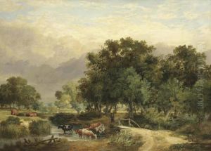 Cattle Watering by James Stark