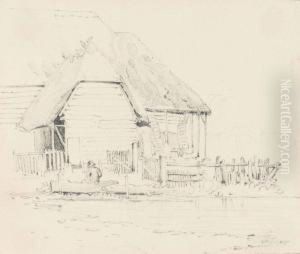 View On The Thames At Marlow by James Stark