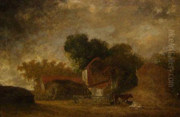 Farmstead With Cattle - view 1