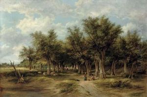 Figures In A Wooded Landscape Figures In A Wooded Landscape