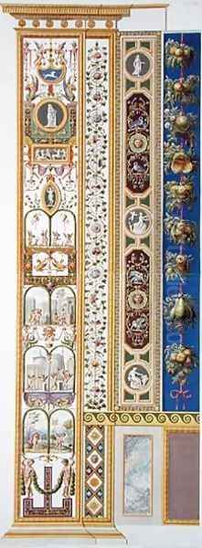 Panel from the Raphael Loggia at the Vatican, from Delle Loggie di Rafaele nel Vaticano, engraved by Giovanni Ottaviani c.1735-1808, published c.1772-77 - view 1