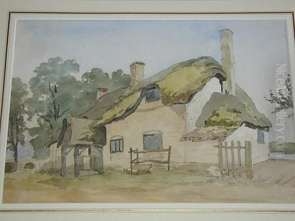 An Old Thatched Cottage - view 1