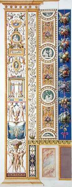 Panel from the Raphael Loggia at the Vatican, from Delle Loggie di Rafaele nel Vaticano, engraved by Giovanni Ottaviani c.1735-1808, published c.1772-77 3 - view 1