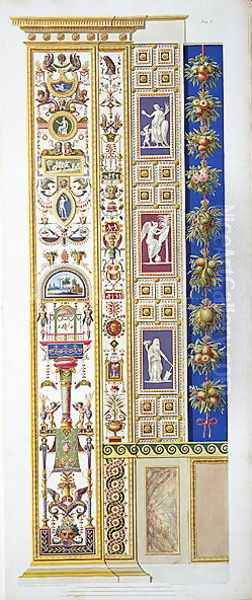 Panel from the Raphael Loggia at the Vatican, from Delle Loggie di Rafaele nel Vaticano, engraved by Giovanni Ottaviani c.1735-1808, published c.1772-77 8 - view 1