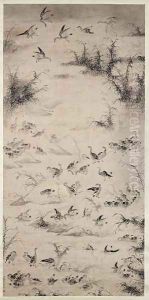 One Hundred Geese by Bian Shoumin