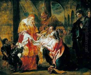 The Presentation of the Virgin in the Temple by Cornelius I Schut