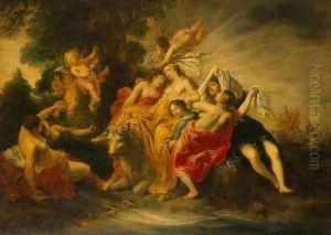 Rape of Europa by Cornelius I Schut